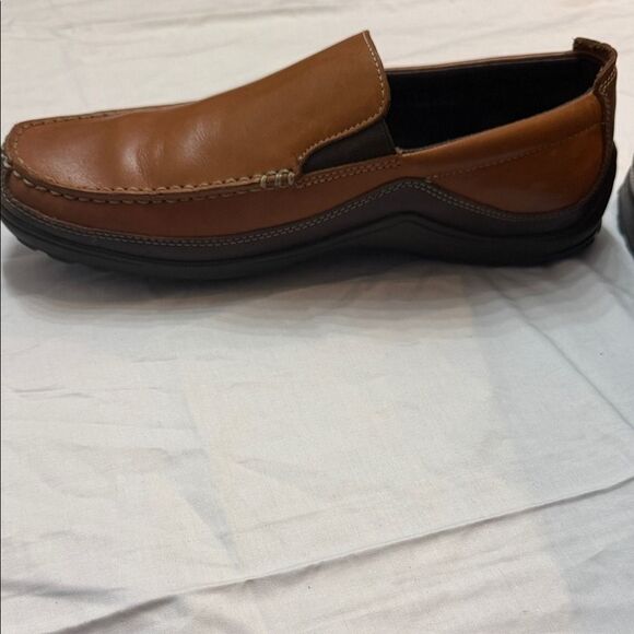Cole Haan Brown Leather Slip-On Loafers C03559 size 11 main image 4